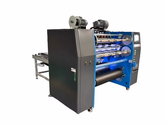 Schnelle automatische Thermotransfer-Bandschneidemaschine, SPS-gesteuerte TTR-Barcode-Bandschneidemaschine, Rollenschneider mit einfacher Bedienung