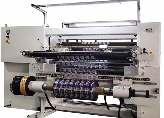Bester Preis Kunststofffolien-Heißprägefolienschneidemaschine, Papieretikettenschneider und Aufwickelmaschine, PE-PVC-BOPP-Folienschneider und Aufwickelmaschine